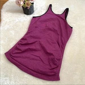 LULULEMON LOW BACK PURPLE TANK 6